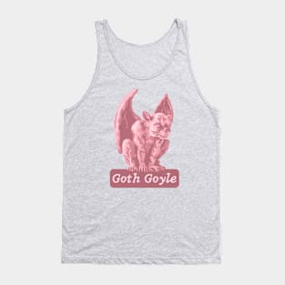 Pink Goth Goyle Tank Top